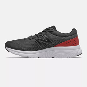 Womens Wide Fit New Balance M411CK2 Walking and Running Trainers - Black/Red