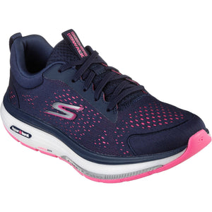 Women's Wide Fit Skechers 124933 Go Walk Workout Walker Trainers