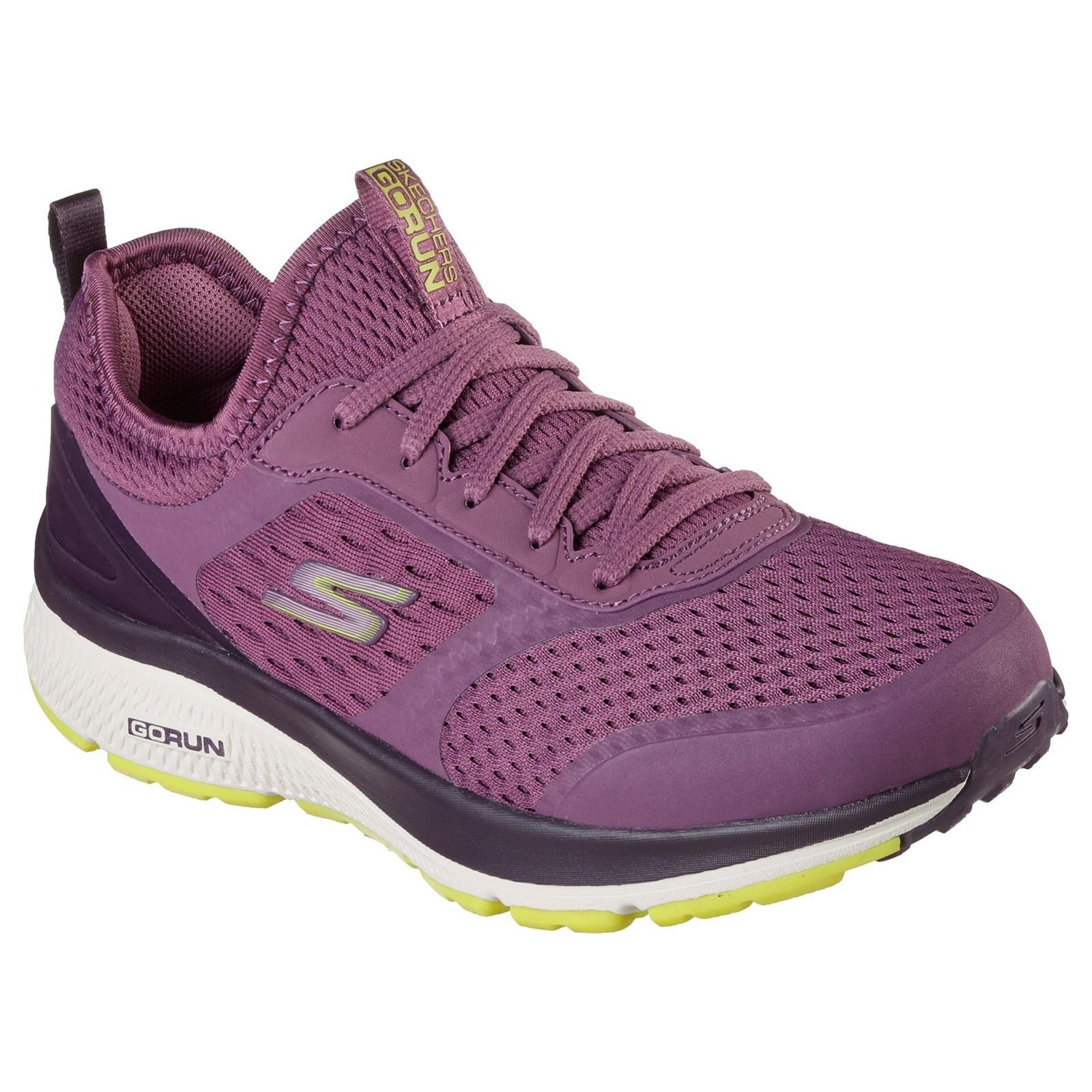 Women's Wide Fit Skechers 128276  Go Run Consistent Vivid Trainers