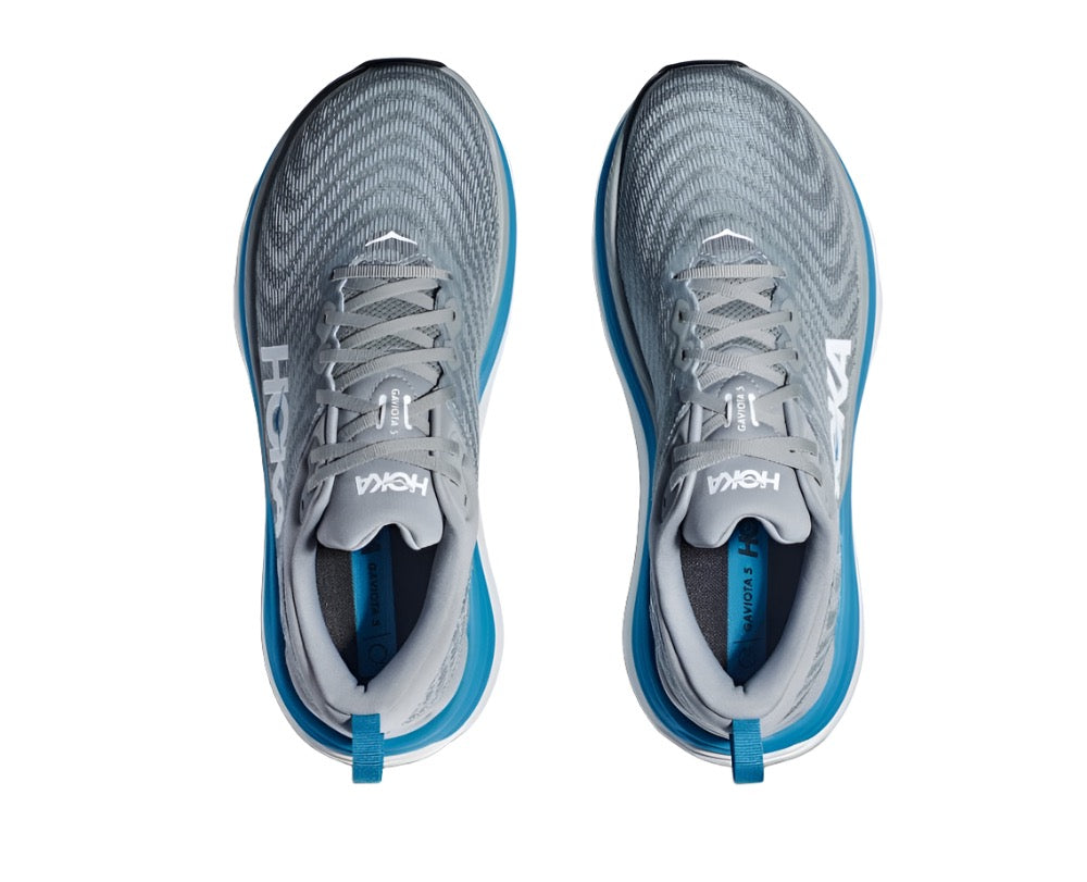 Hoka Men's Gaviota 5 Limestone / Blue