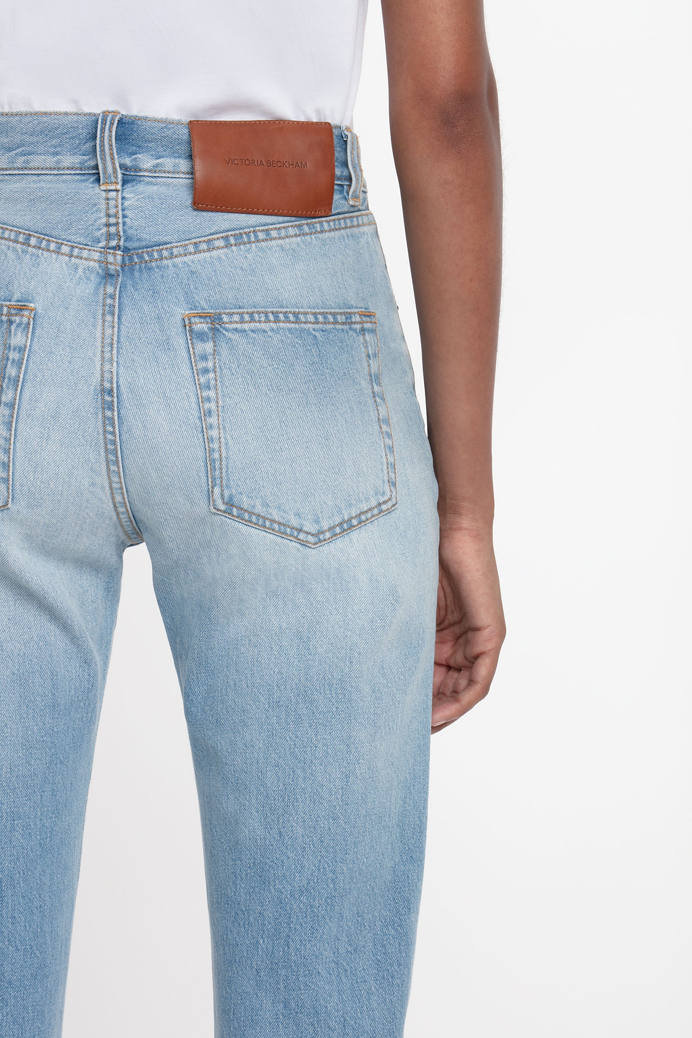 Exclusive Victoria Relaxed Jean In Light Blue Wash