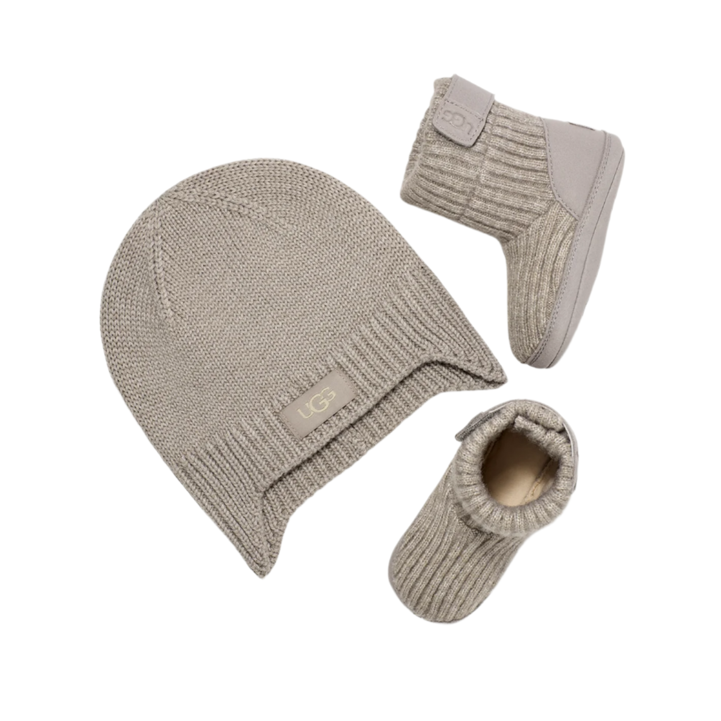 Ugg Infant Girls Skyler & Ugg Beanie Grey