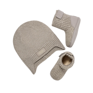 Ugg Infant Girls Skyler & Ugg Beanie Grey