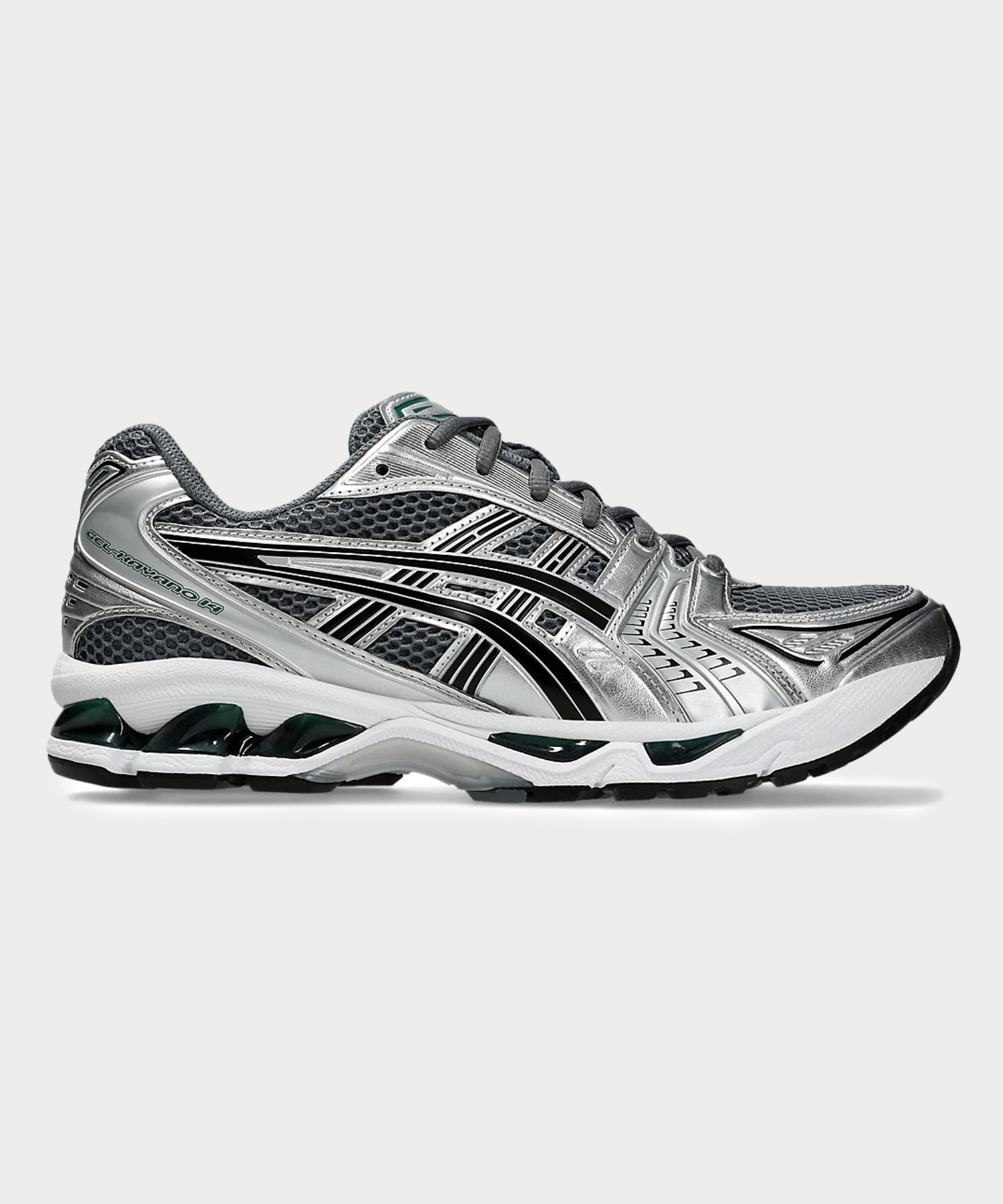 Asics Gel-Kayano 14 in Metropolis + Jasper Green