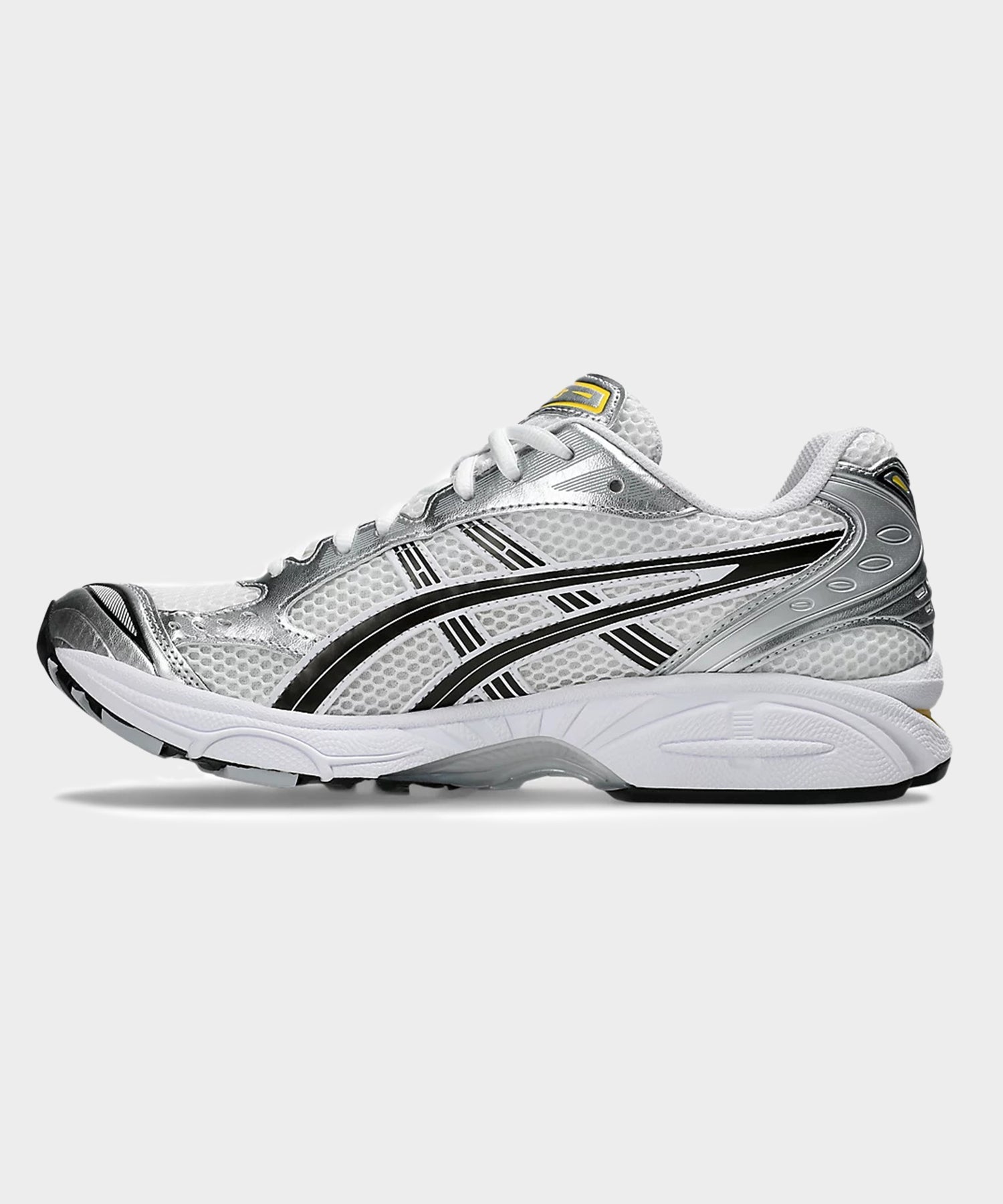 Asics Gel-Kayano 14 in White + Tai-Chi Yellow