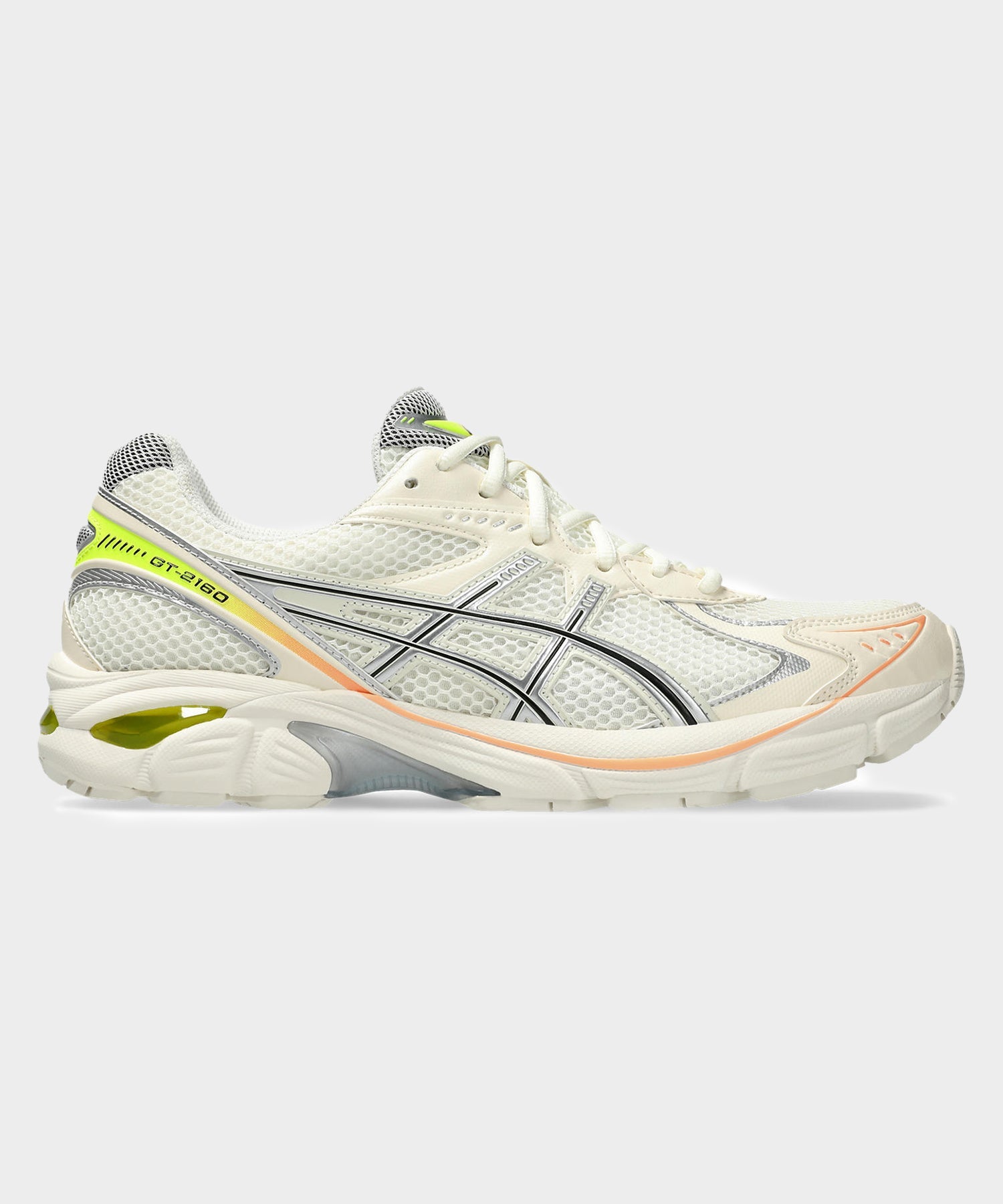 Asics GT-2160 Paris in Cream + Safety Yellow