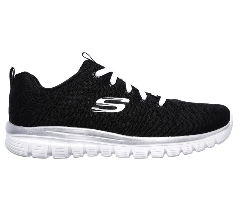 Womens Wide Fit Skechers 12615 Walking Trainers