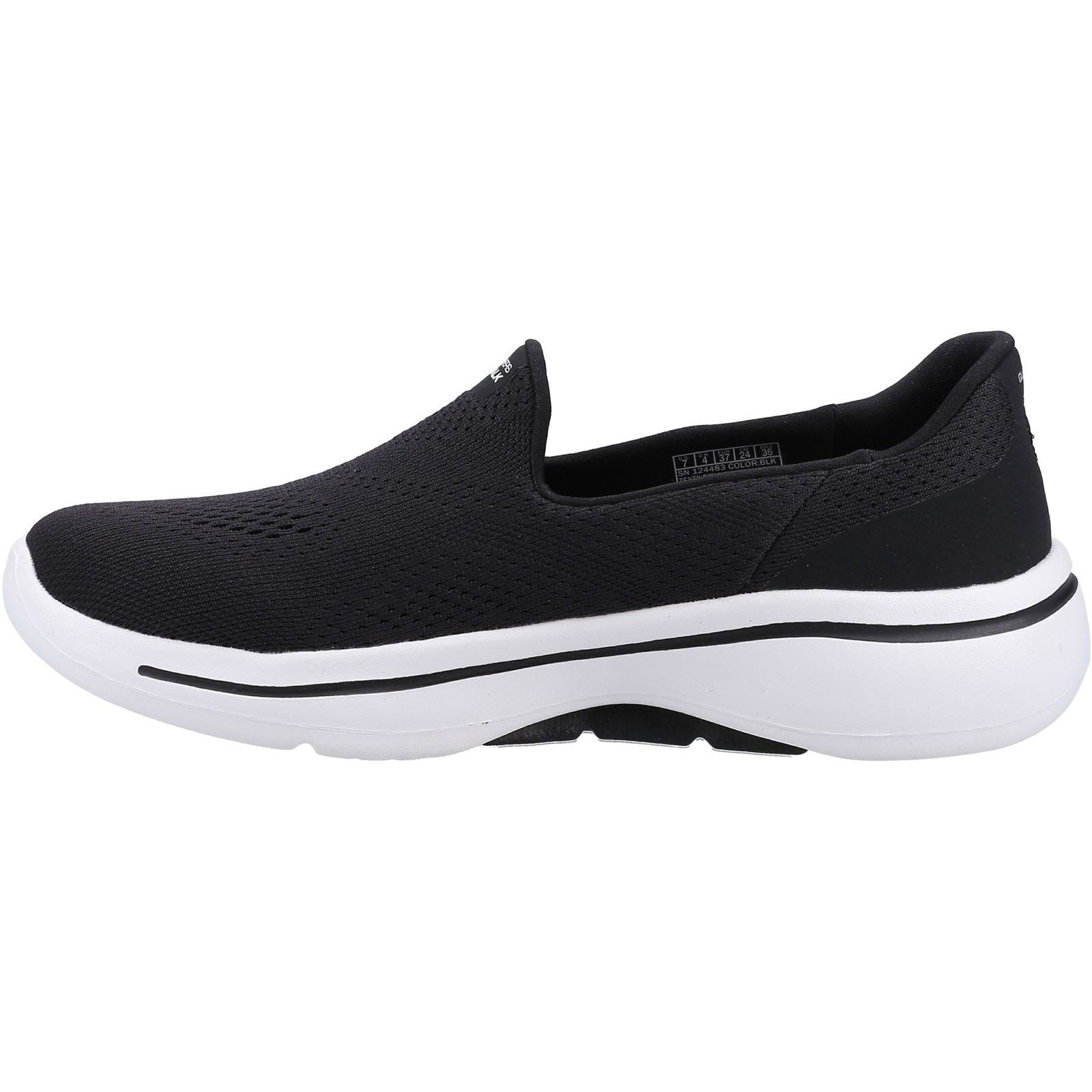 Women's Wide Fit Skechers 124483 Go Walk Arch Fit Imagined Trainers