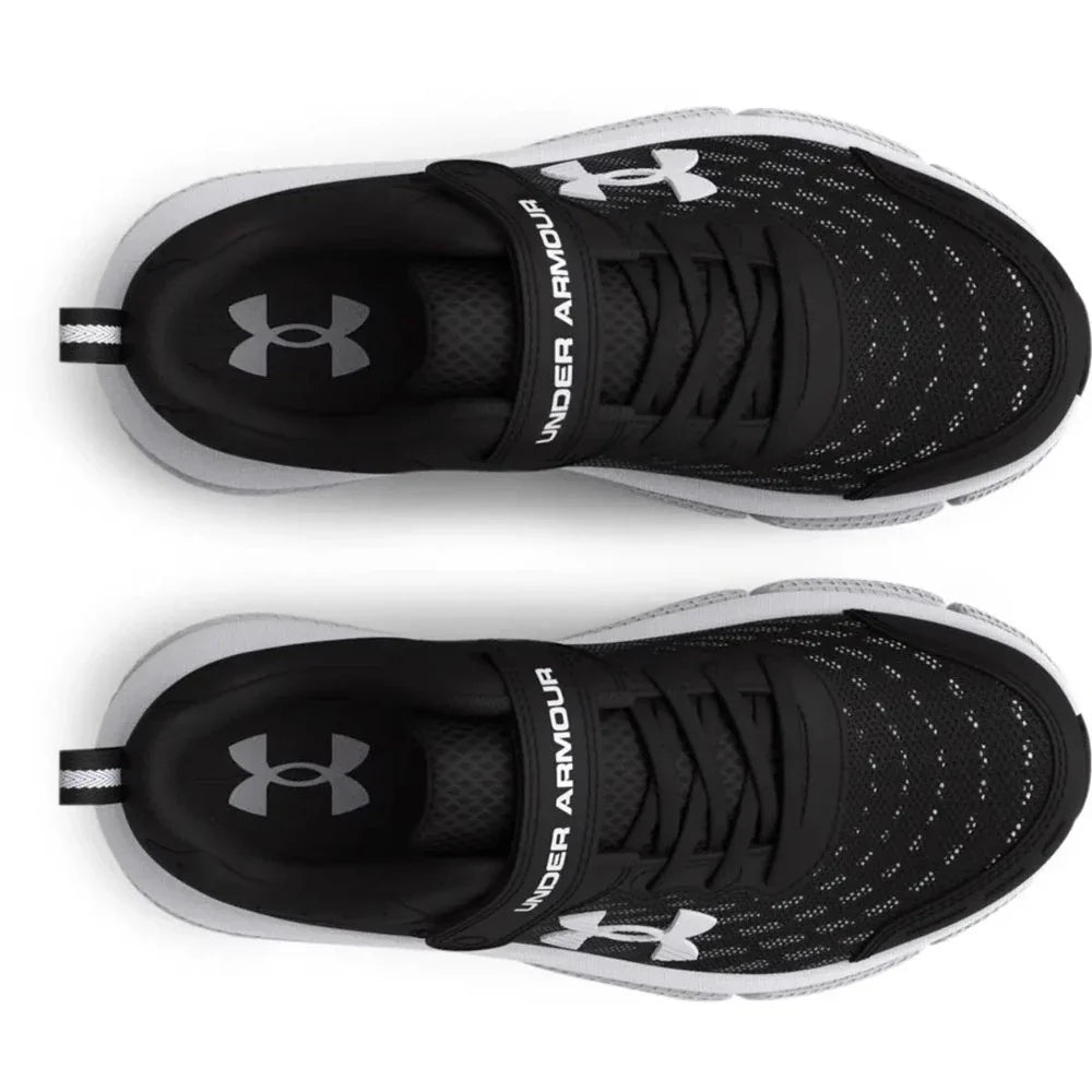 Under Armour Big Boys Assert 10 AC Velcro Black Wide