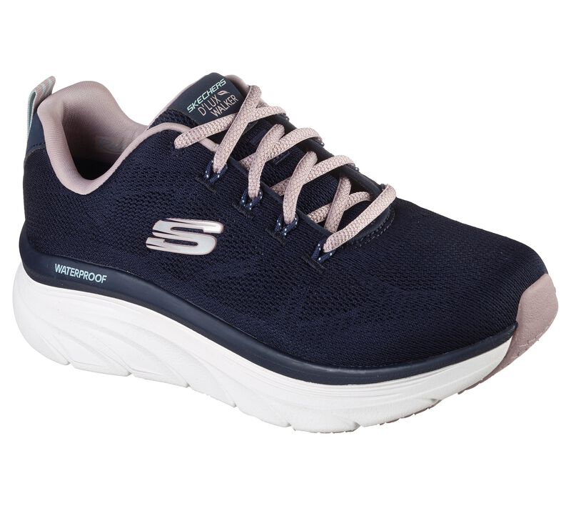 Women's Wide Fit Skechers 149810 Get Oasis D'lux Walking Trainers