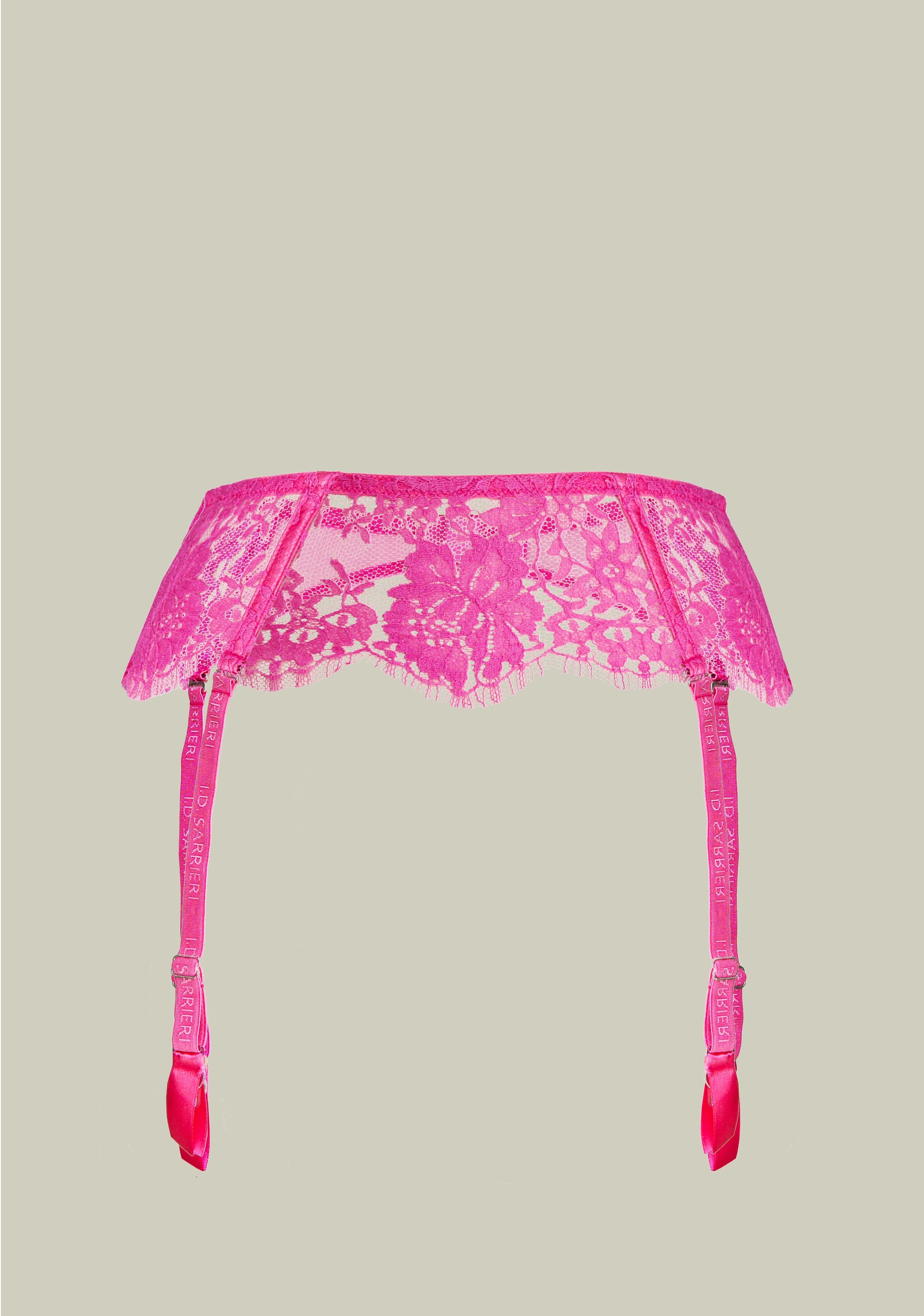 A Night in Marrakech Suspender Belt in Cyclamen