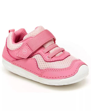 Stride Rite Infant Girls SM Rhett Sneaker Velcro Pink