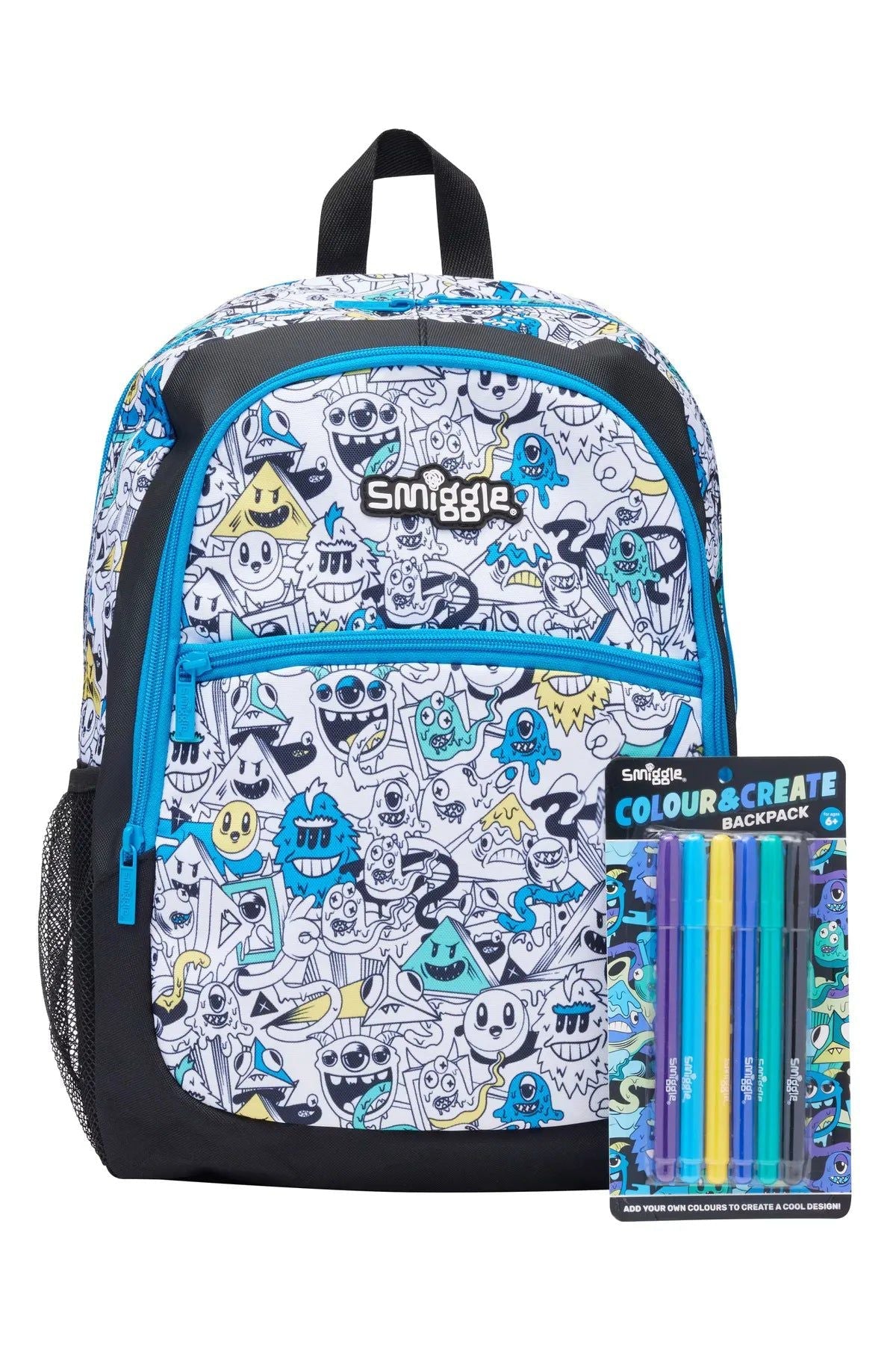 Smiggle - Lets Go Paint Your Own Bag Backpack