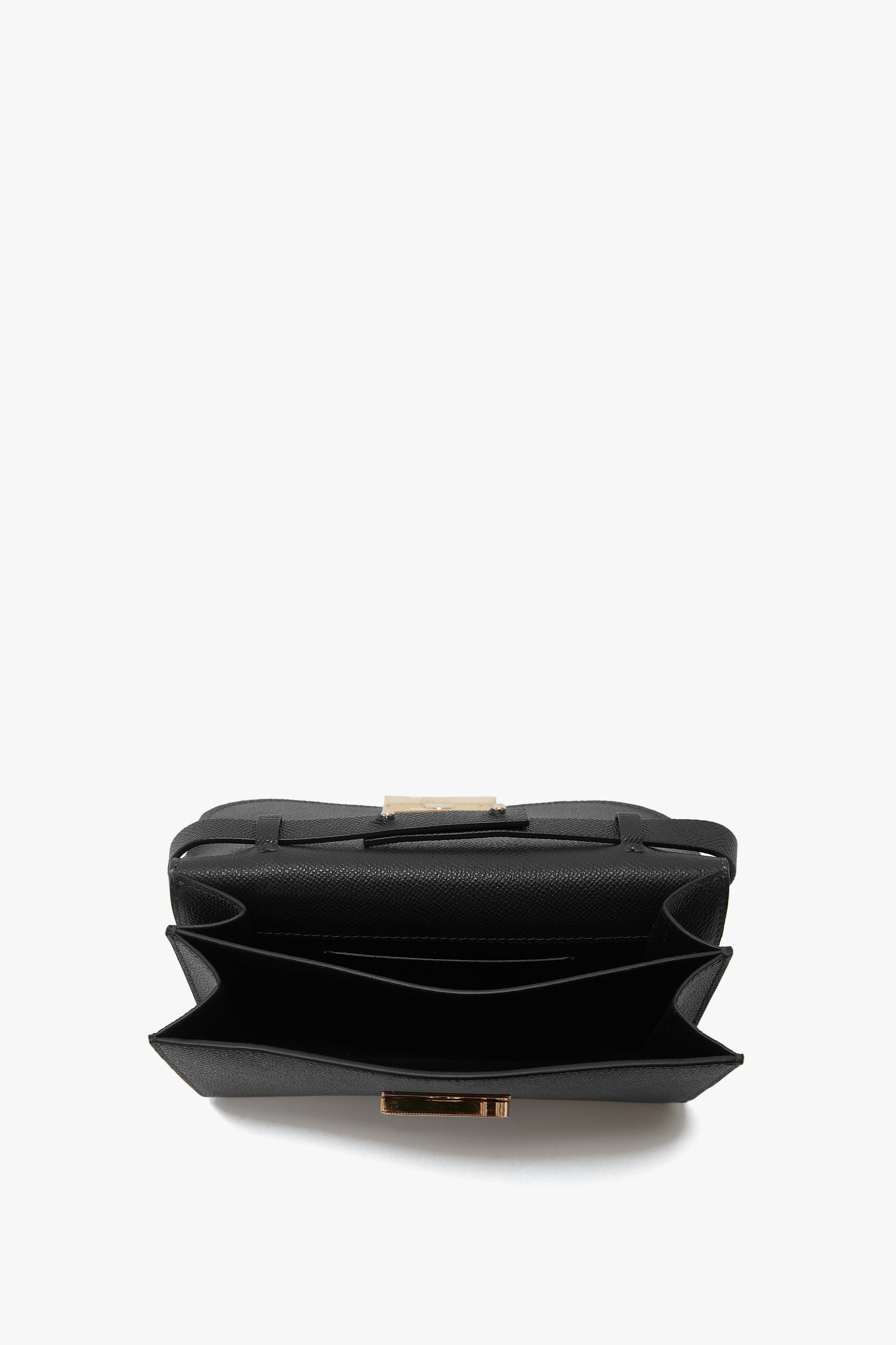 Mini Dorian Bag In Black Grained Leather