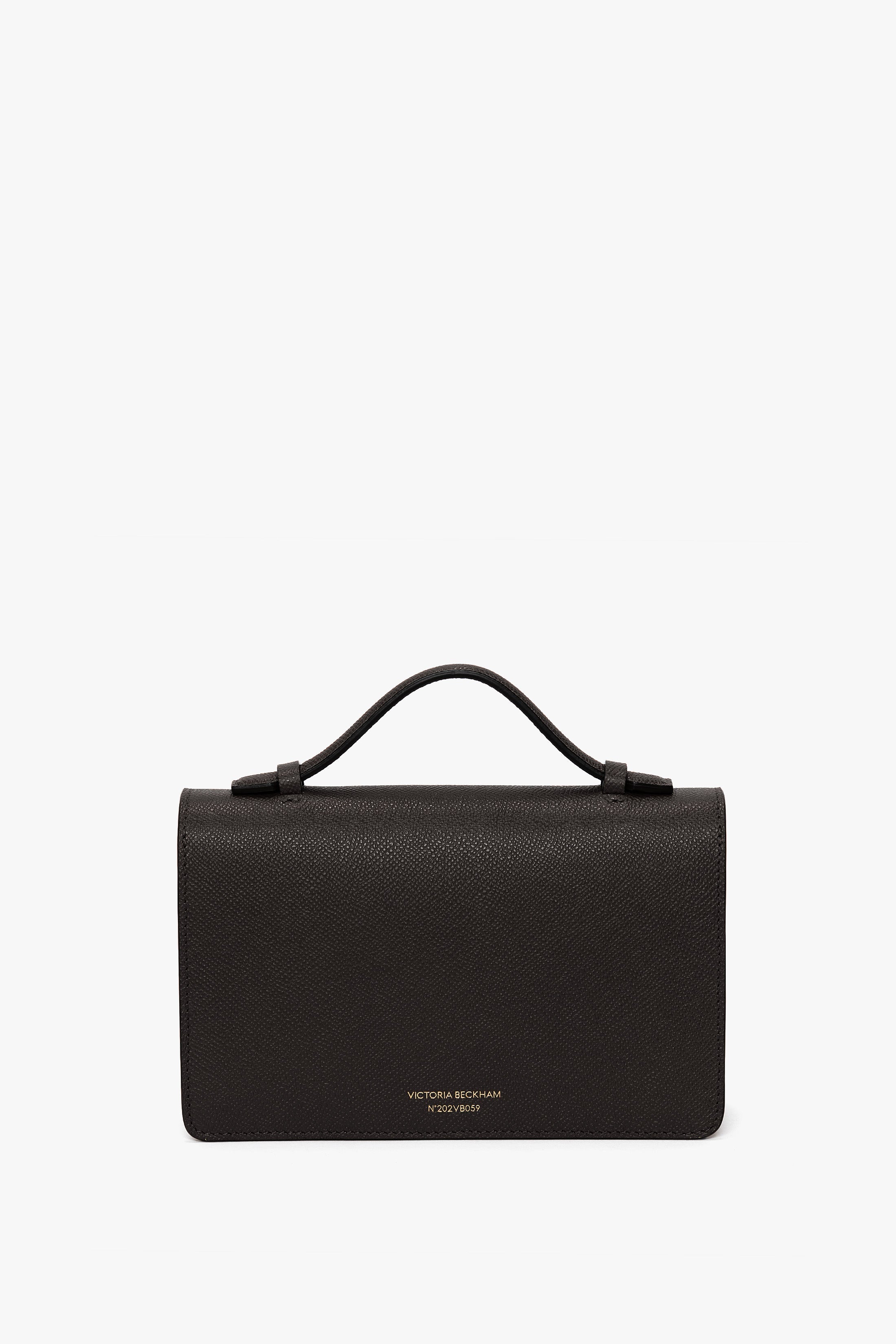 Mini Dorian Bag In Black Grained Leather