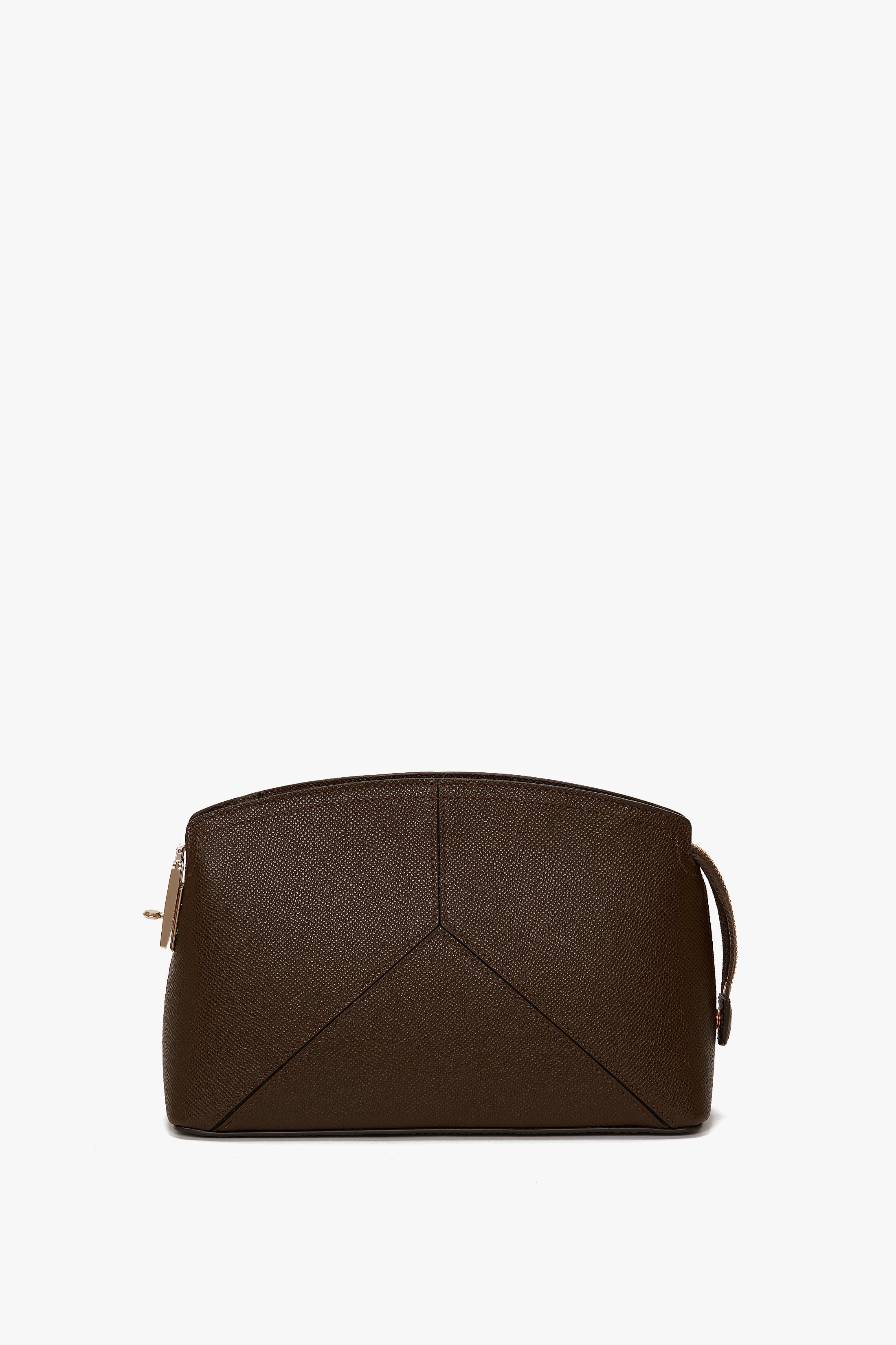 Victoria Crossbody Bag In Khaki Grained Leather