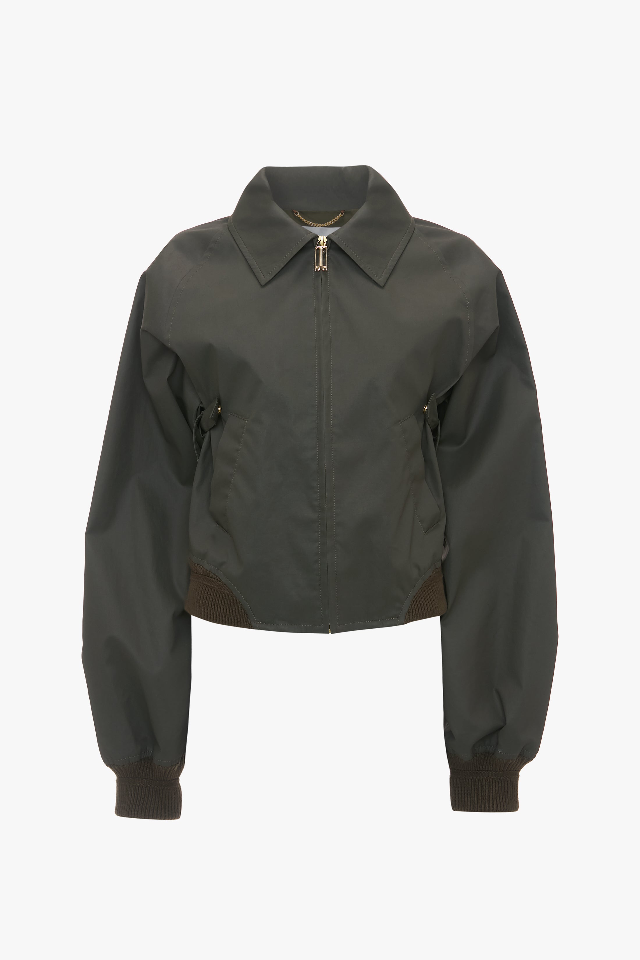 Harrington Bomber Jacket In Khaki