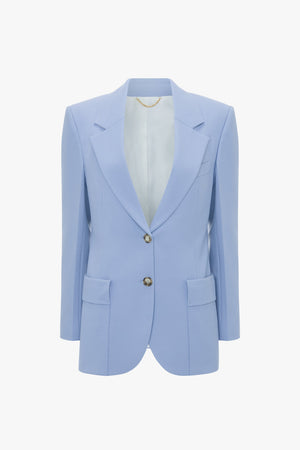 Patch Pocket Jacket In Bluebell