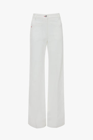 Alina High Waisted Jean In Washed White