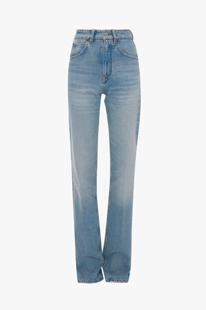 Julia High Waisted Jean In Pale Blue Wash