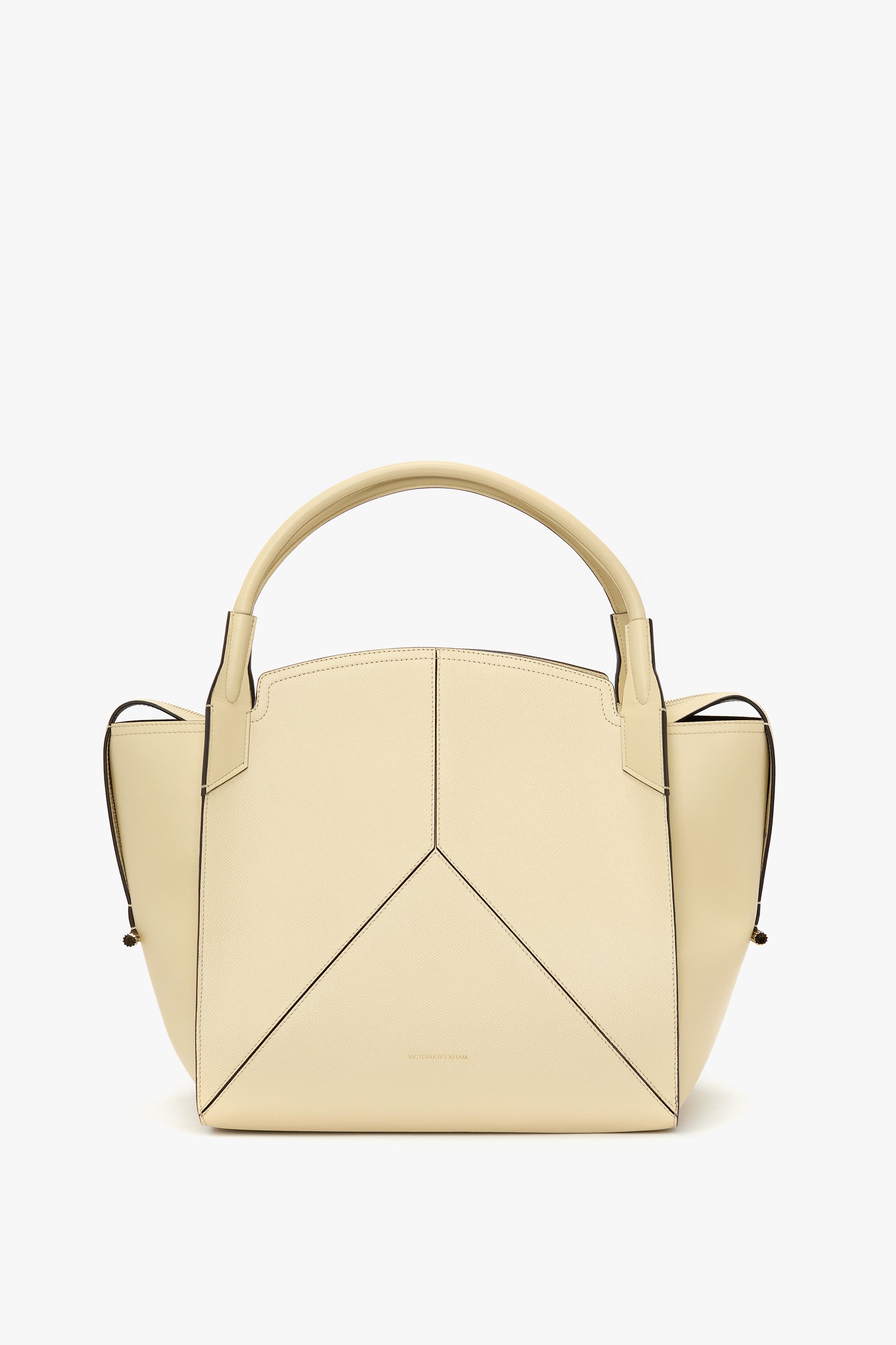 Victoria Bag In Ivory Grained Leather