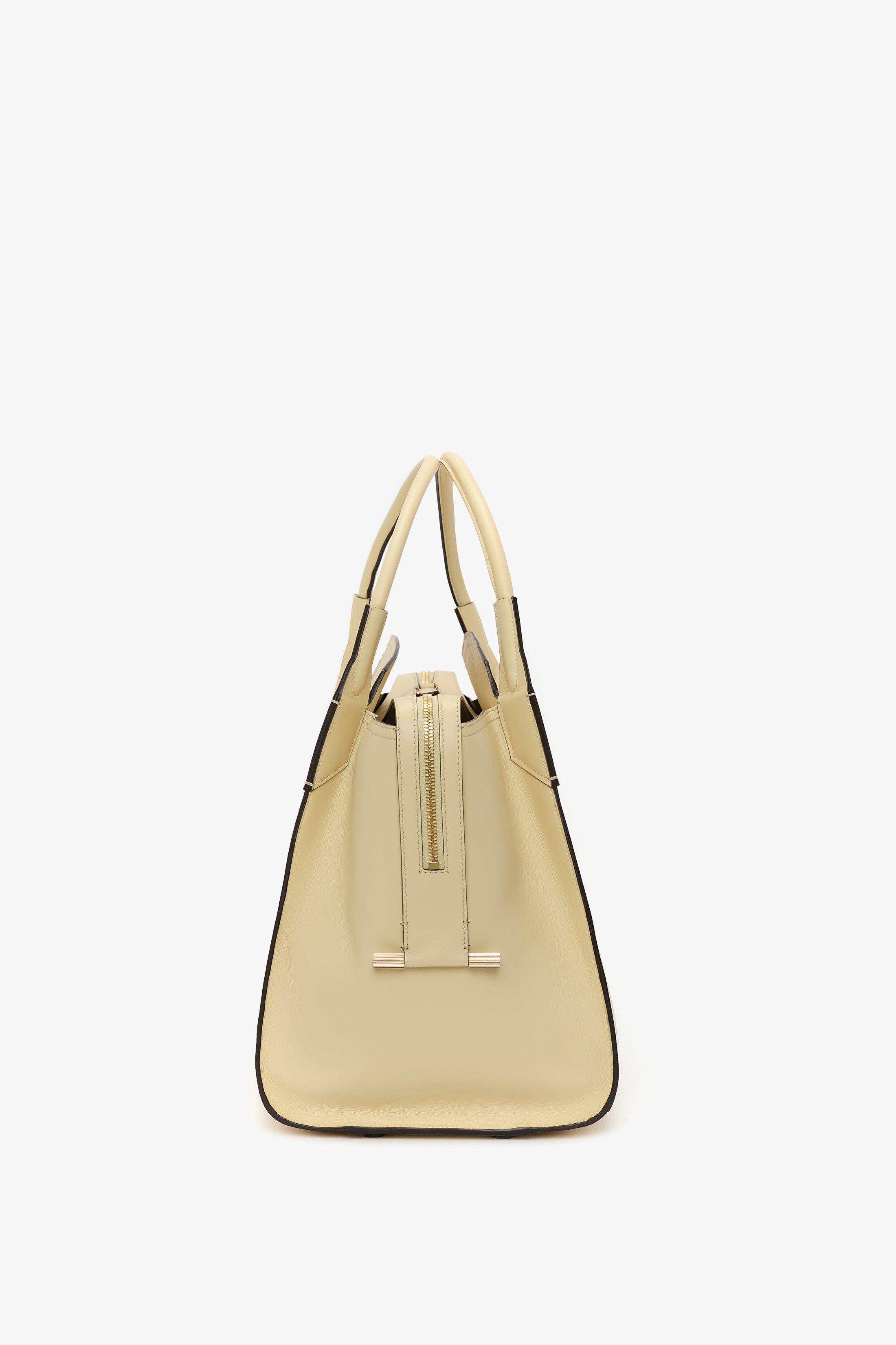 Victoria Bag In Ivory Grained Leather