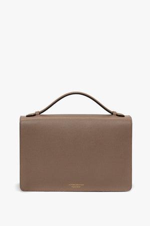 Dorian Bag In Dove Grey Grained Leather