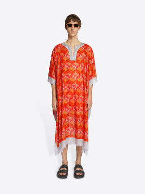 Printed kaftan