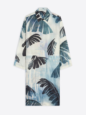 Printed silk mac