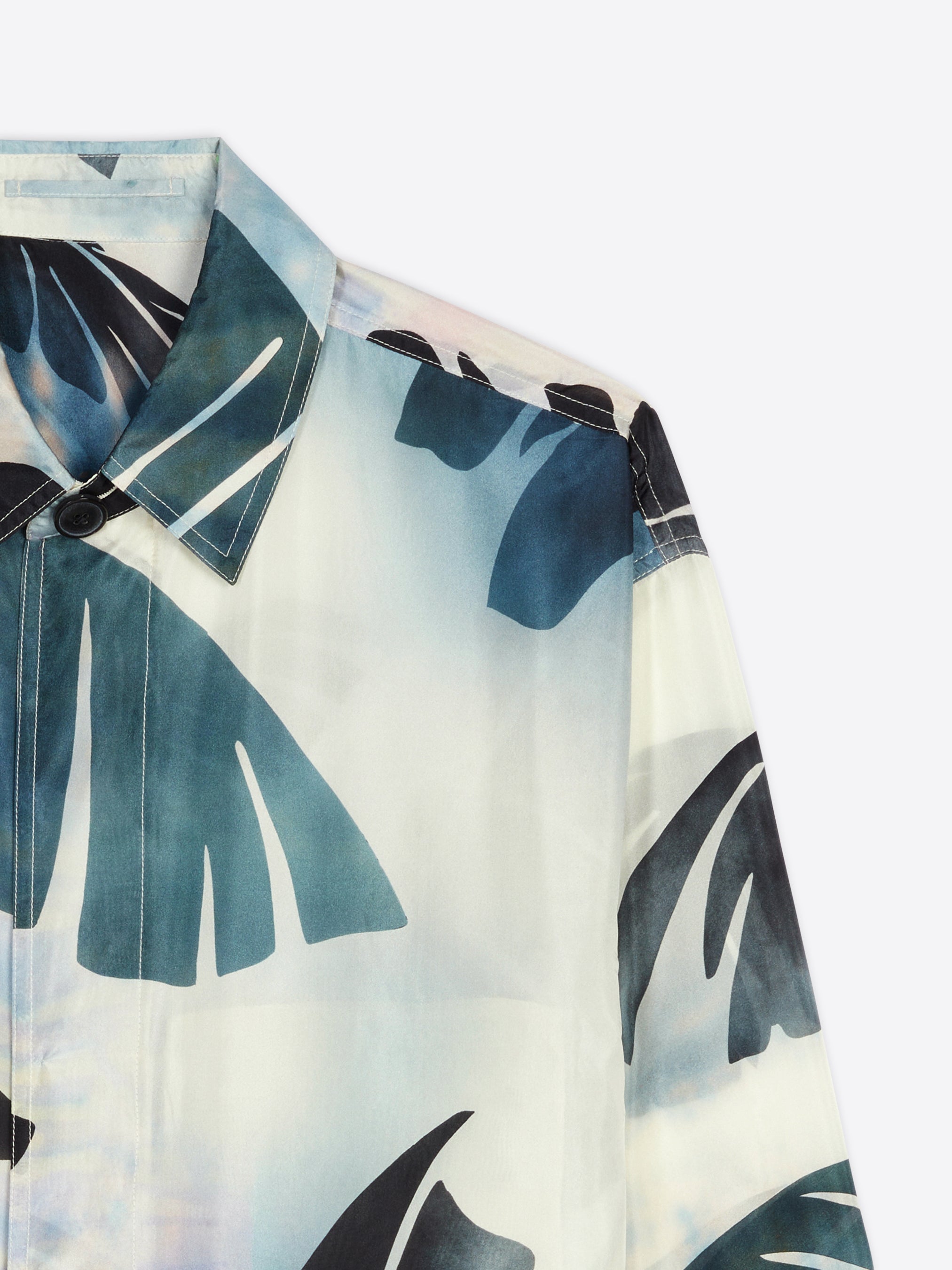 Printed silk mac