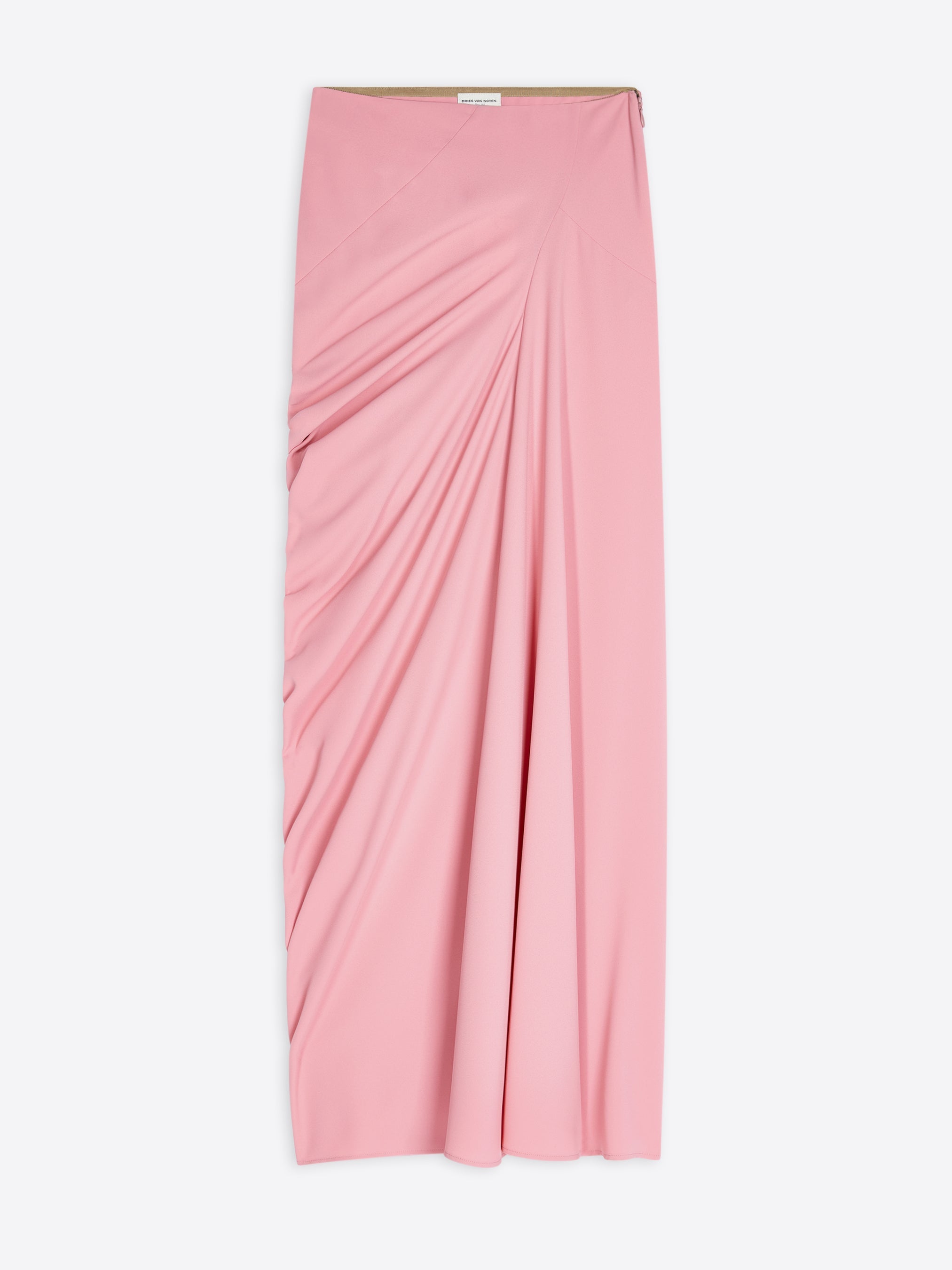 Long draped skirt