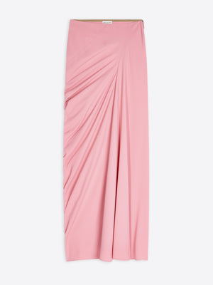 Long draped skirt