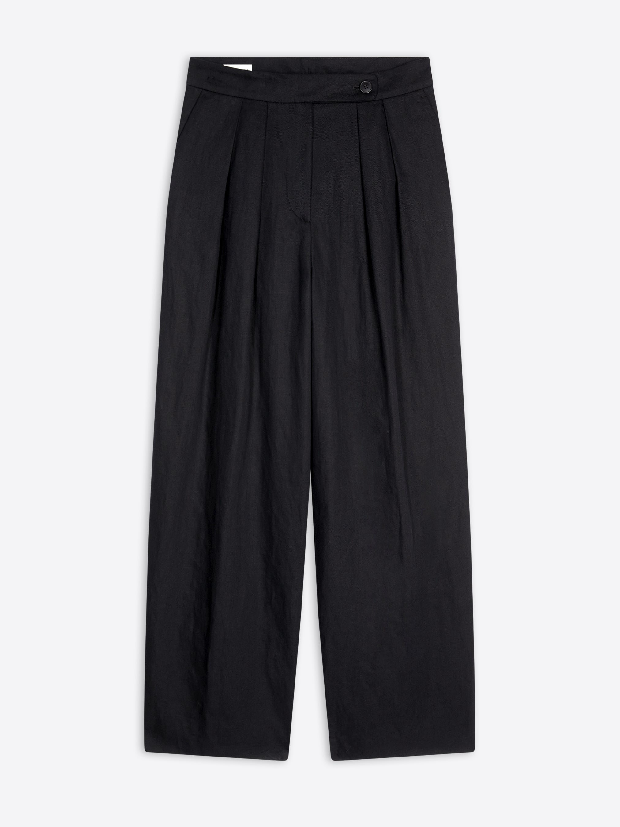 Wide pleated pants