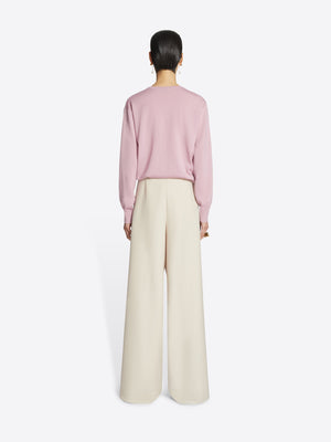 Wide pleated pants