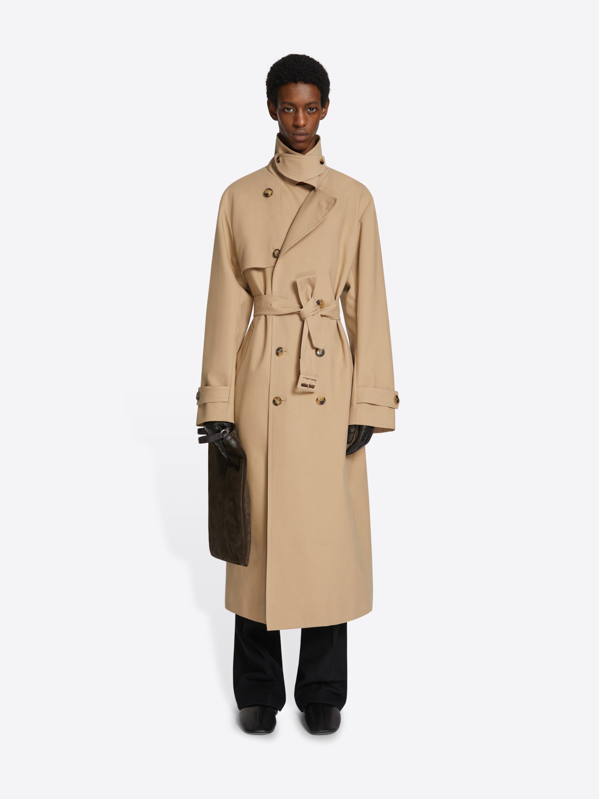 Cotton trench coat