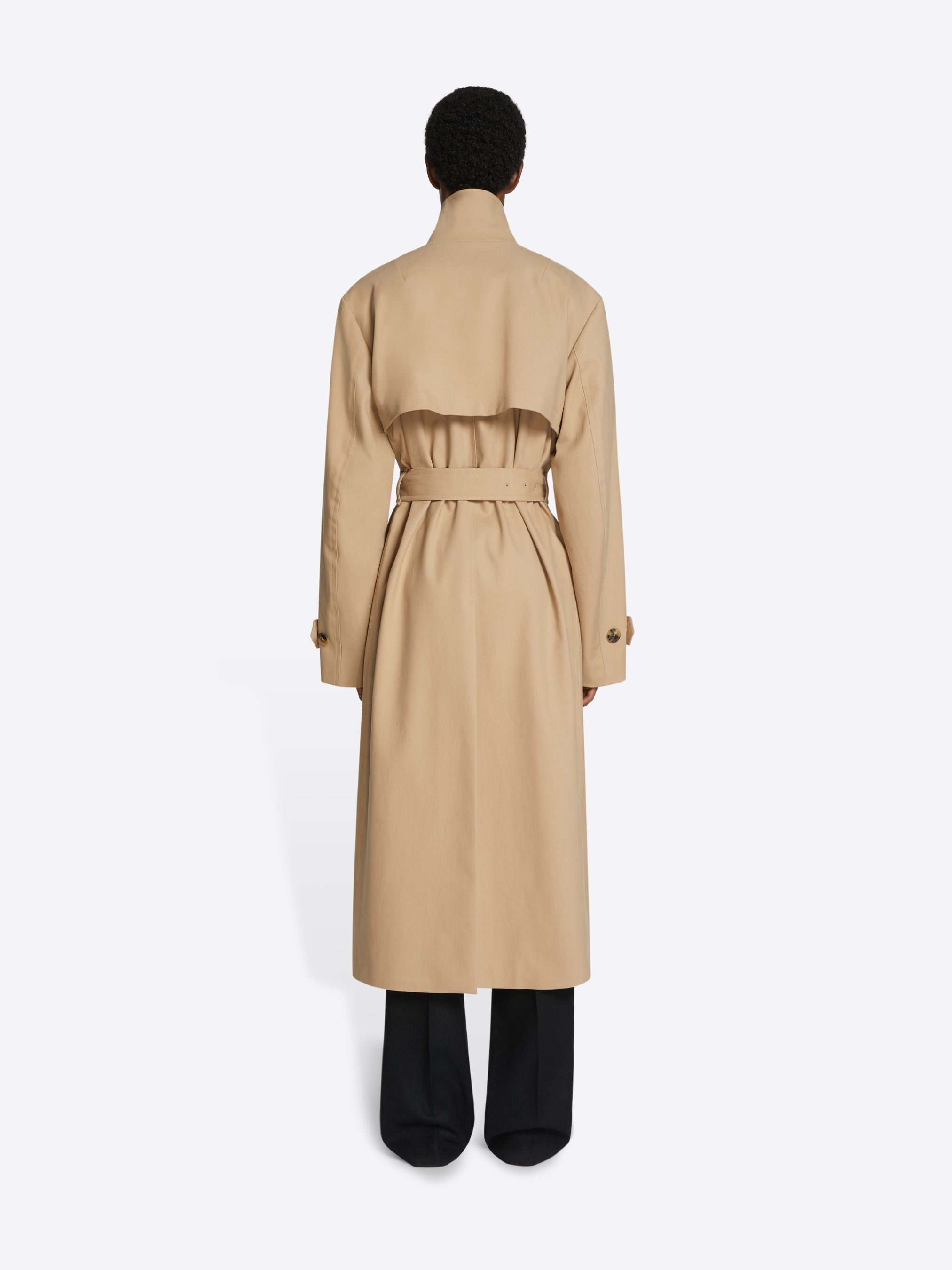 Cotton trench coat