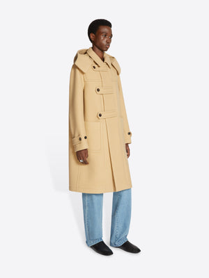 Wool duffle coat