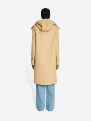 Wool duffle coat