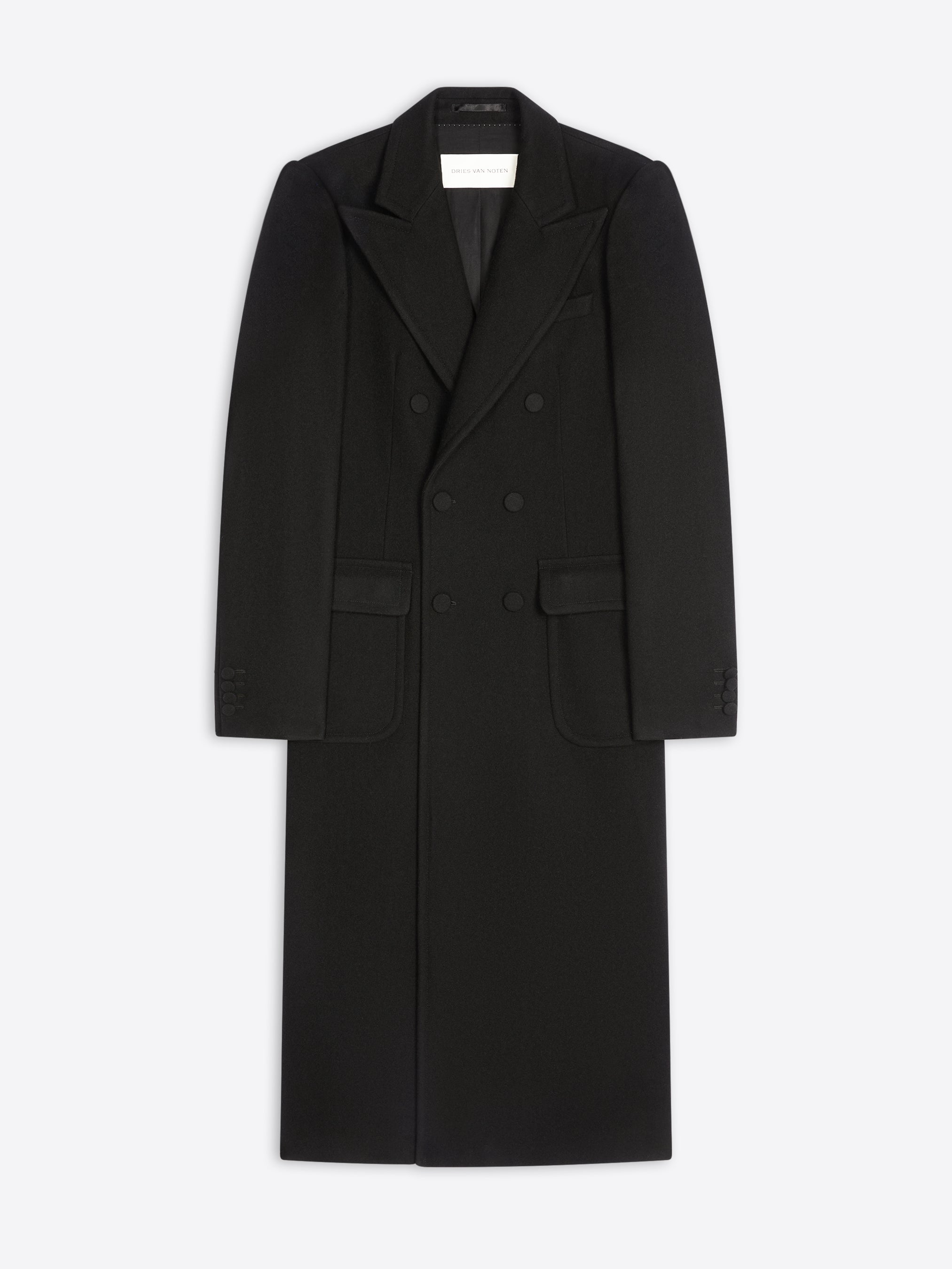 Tight fit wool coat