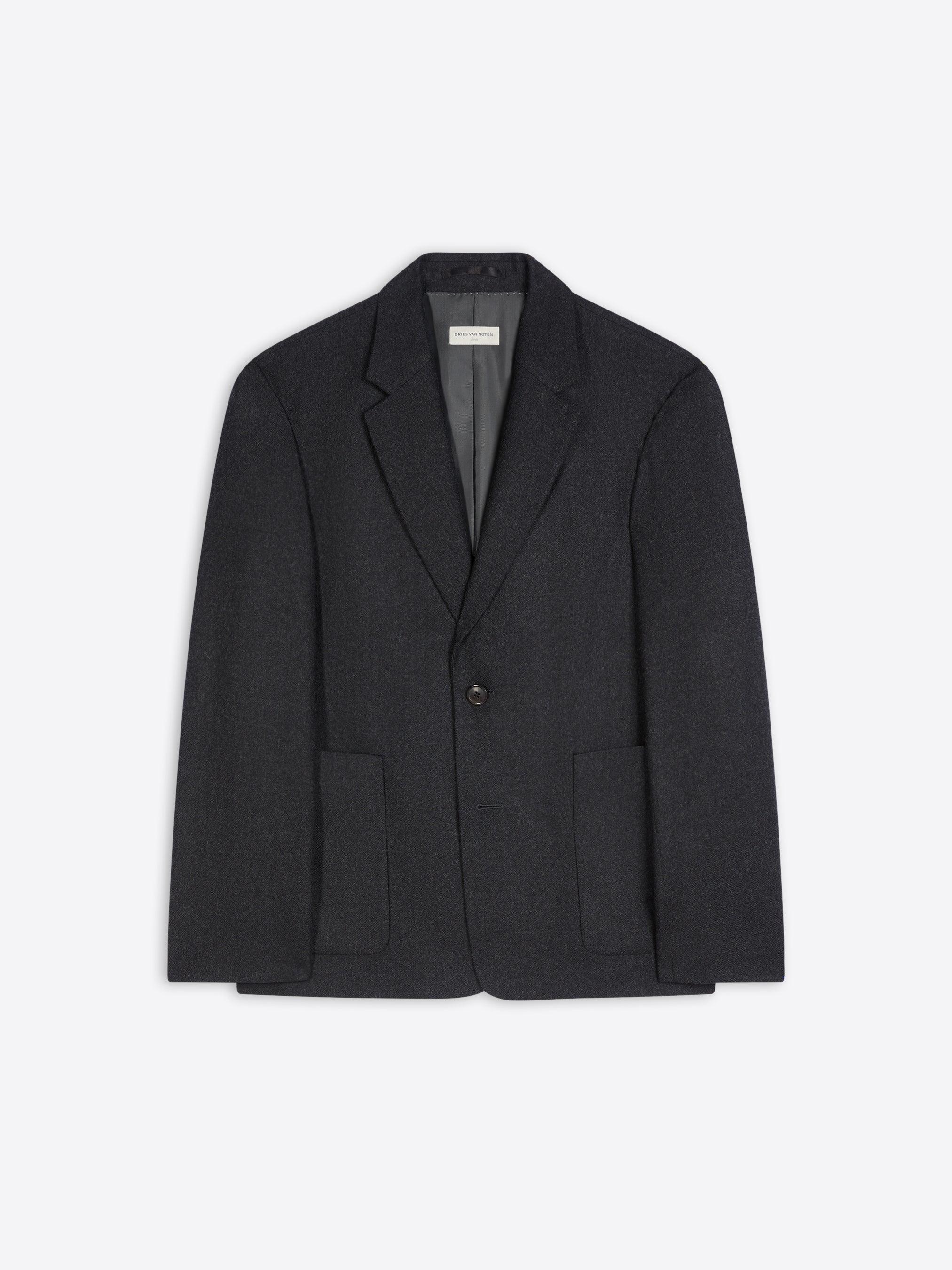 Wool boxy blazer