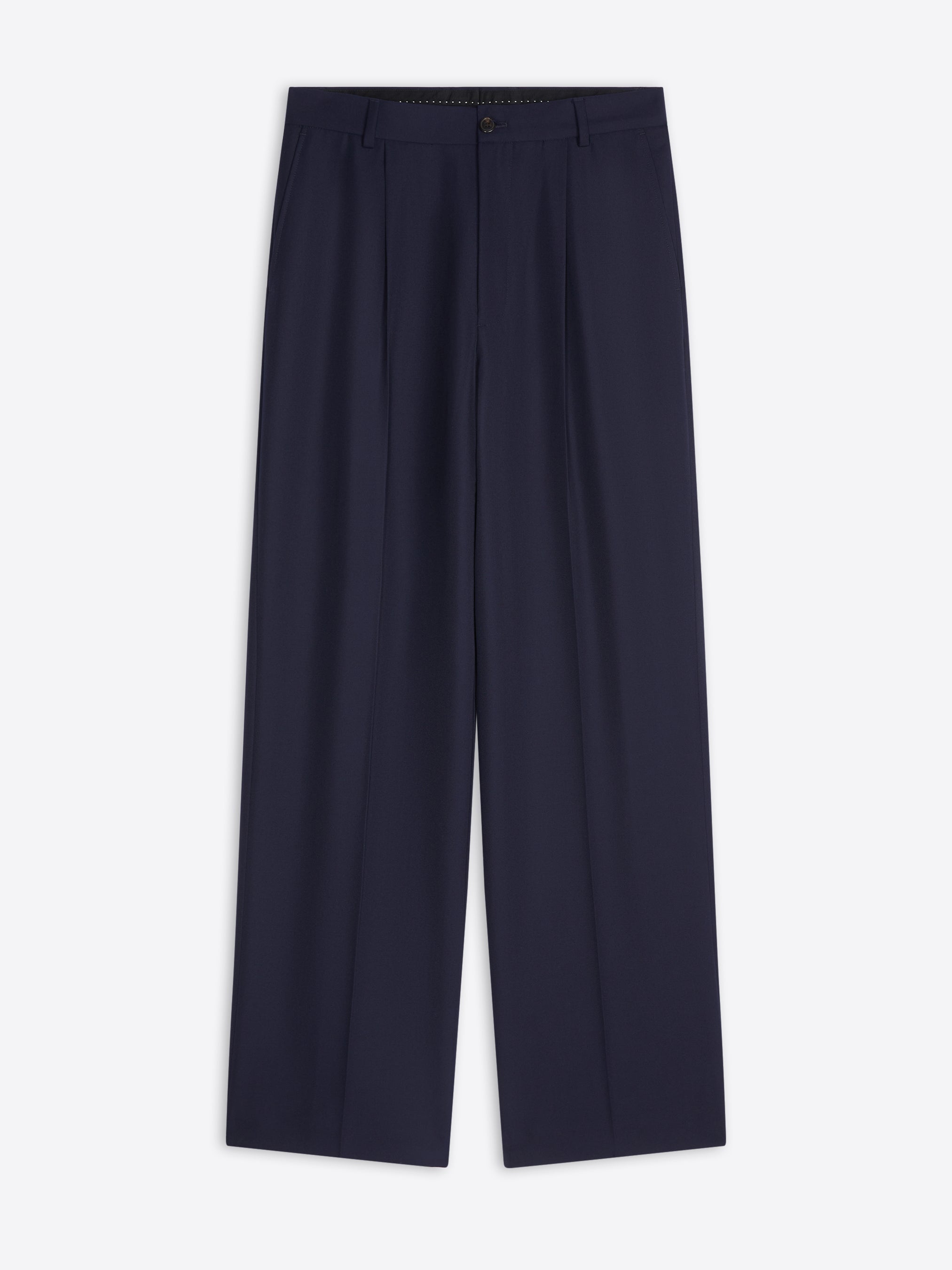 Wool flared pants