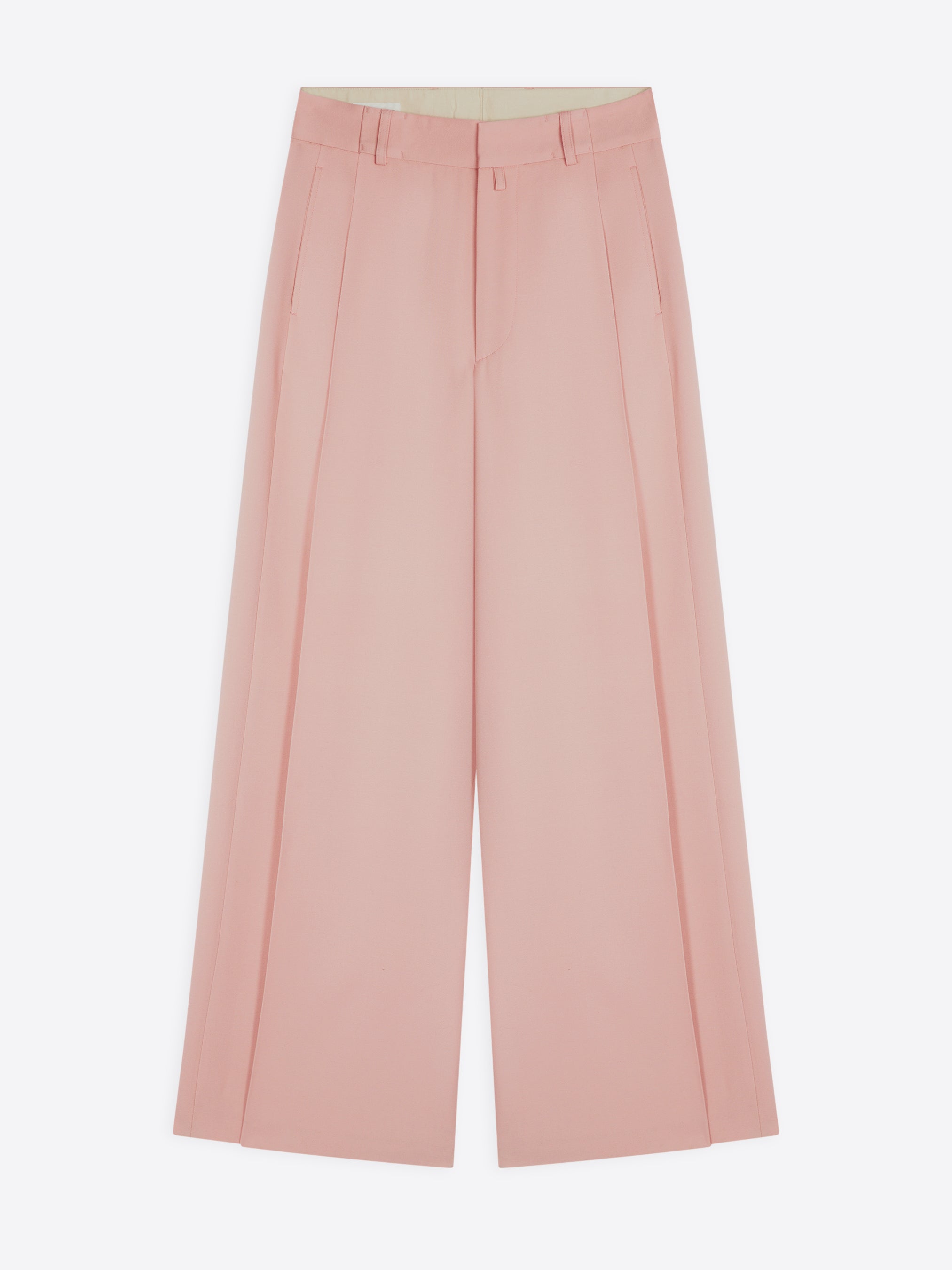 Wide pleated pants