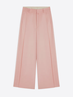 Wide pleated pants