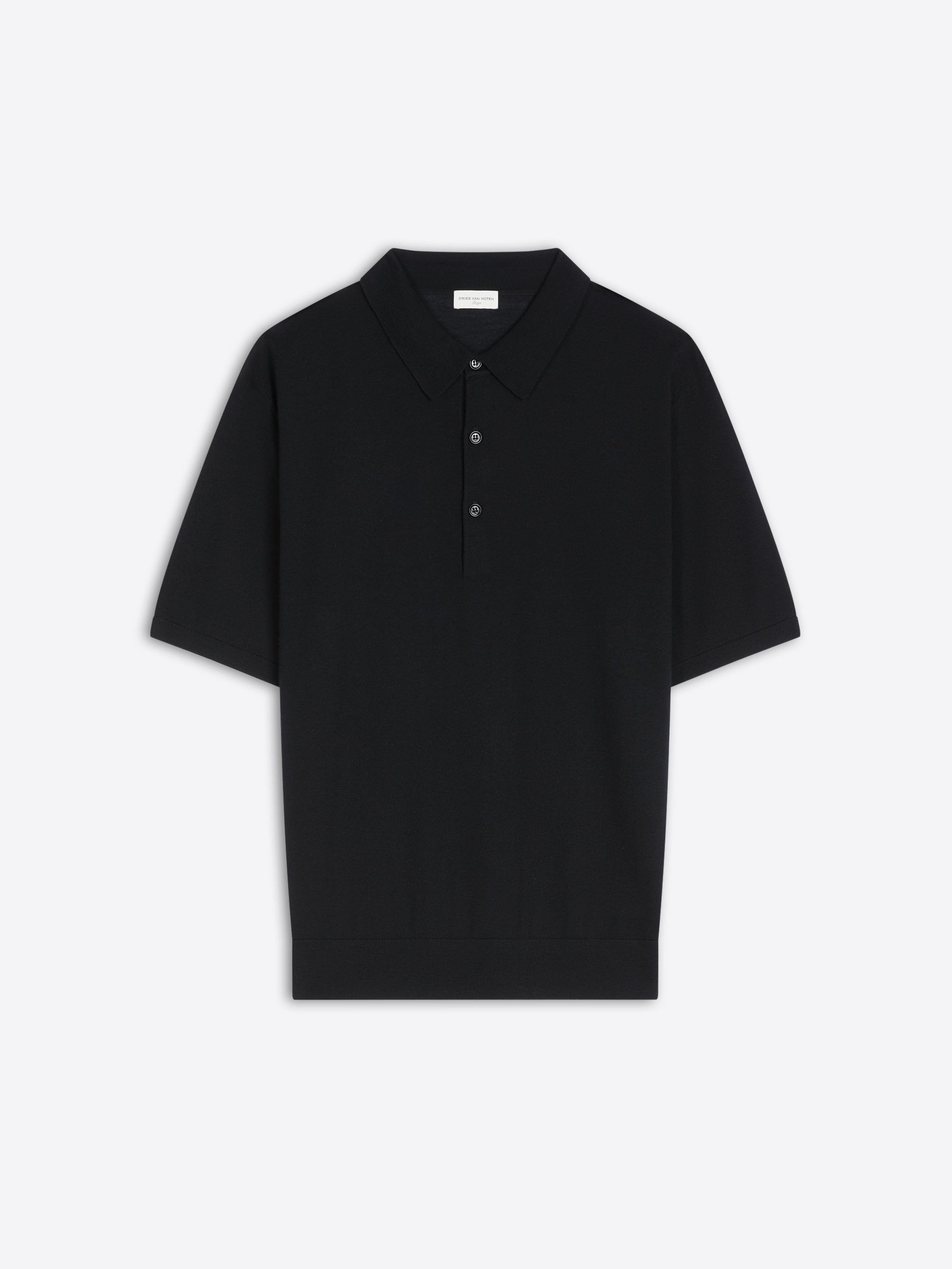 Merino wool polo shirt