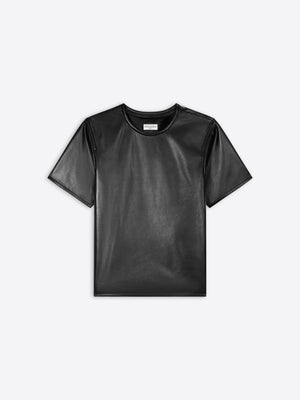 Leather tee