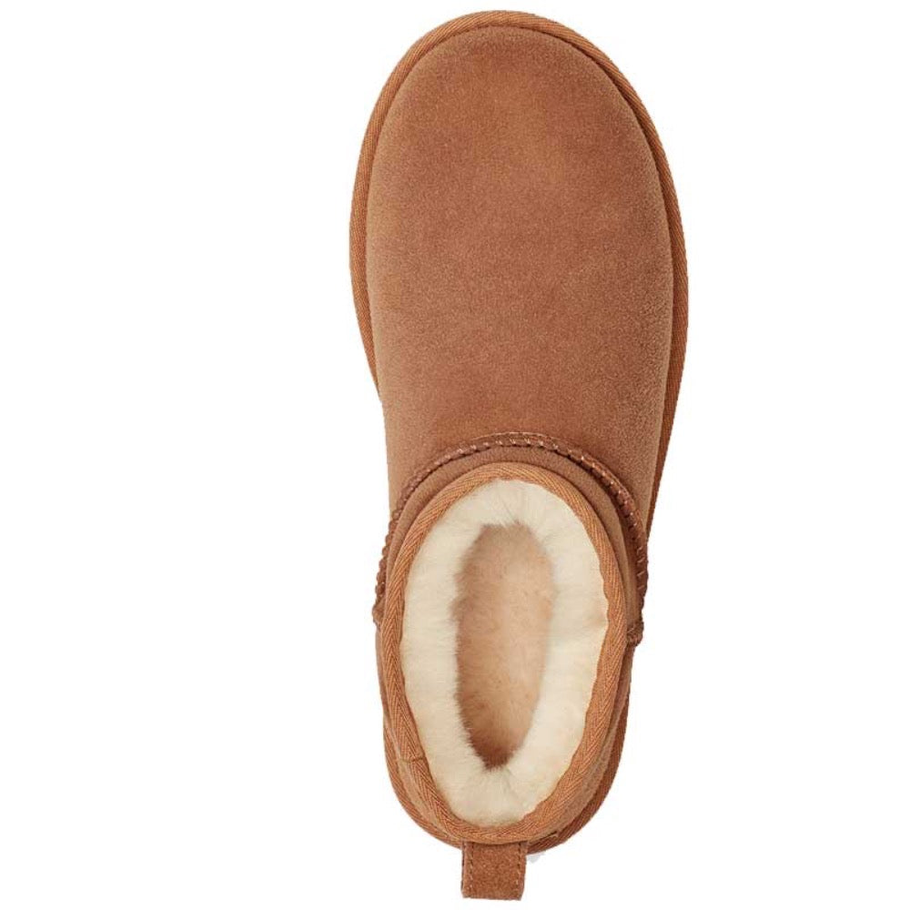 Ugg Women's Classic Ultra Mini II Suede Boot Chestnut