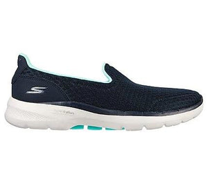 Womens Wide Fit Skechers 124508W Go Walk Trainers