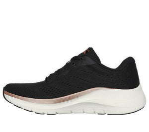 Women's Wide Fit Skechers 150067 Arch Fit 2.0 Glow The Distance Trainers