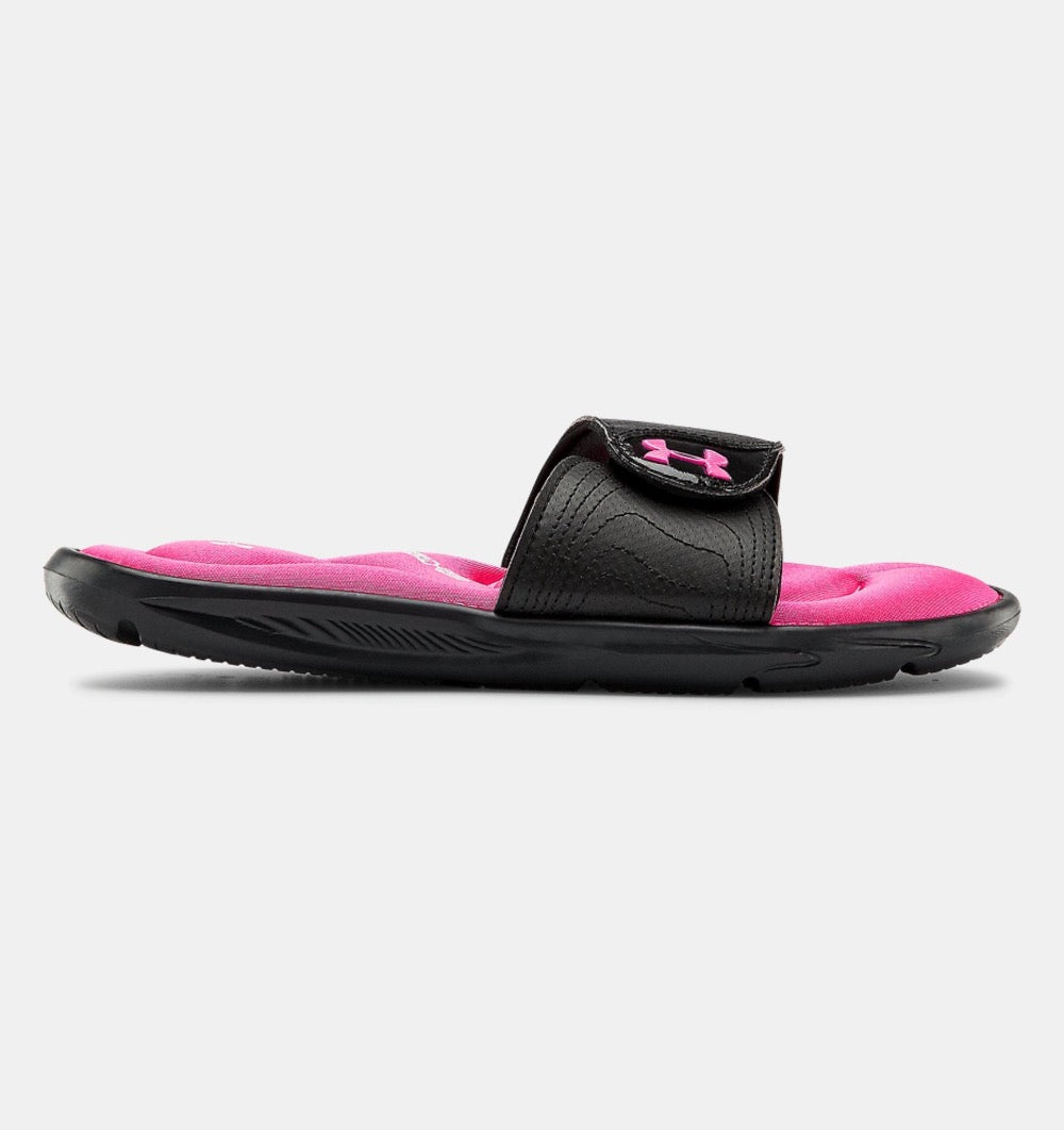 Under Armour Big Girls Ignite IX Slides Black