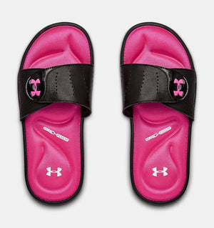 Under Armour Big Girls Ignite IX Slides Black